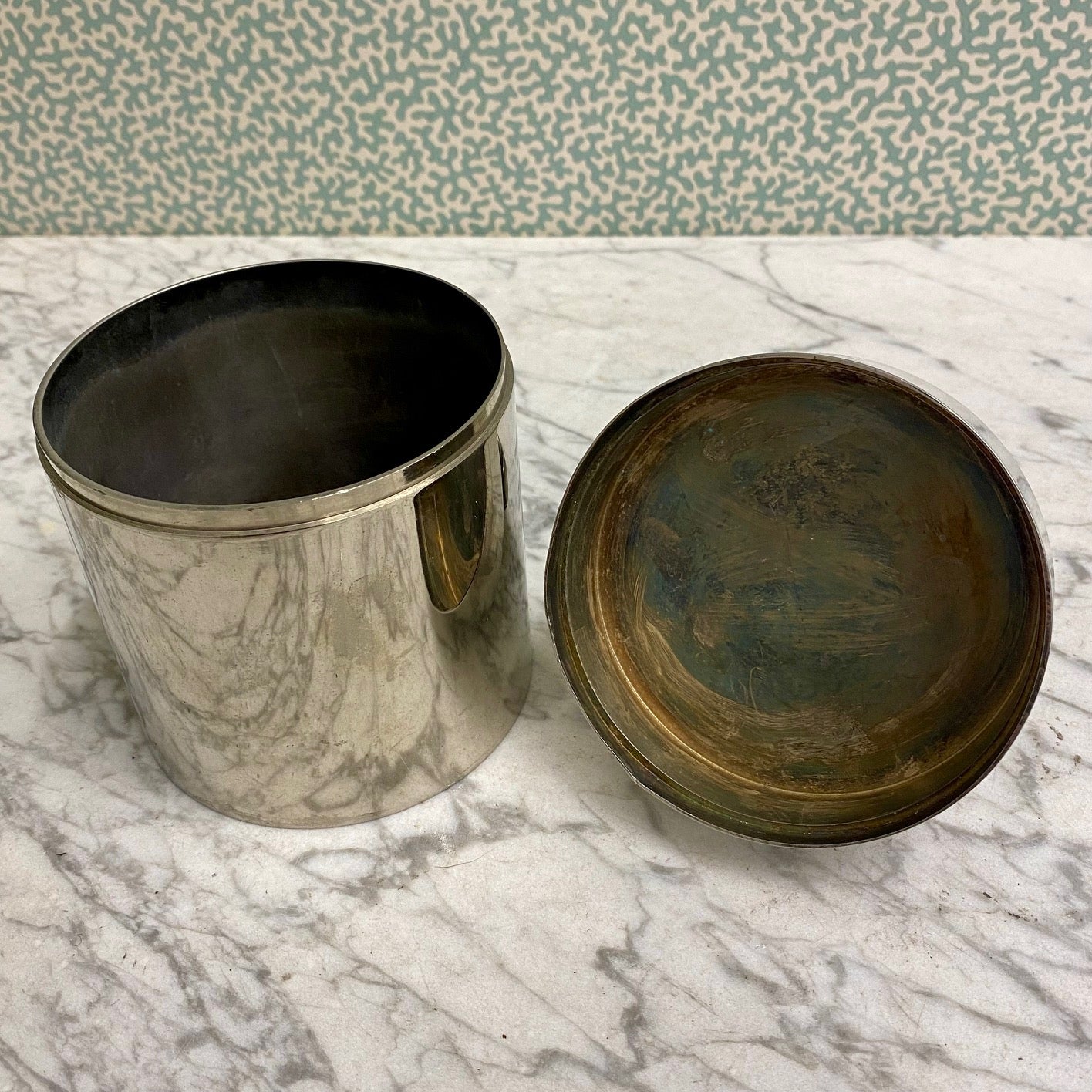 Small Vintage French Parrot Head Ice Bucket