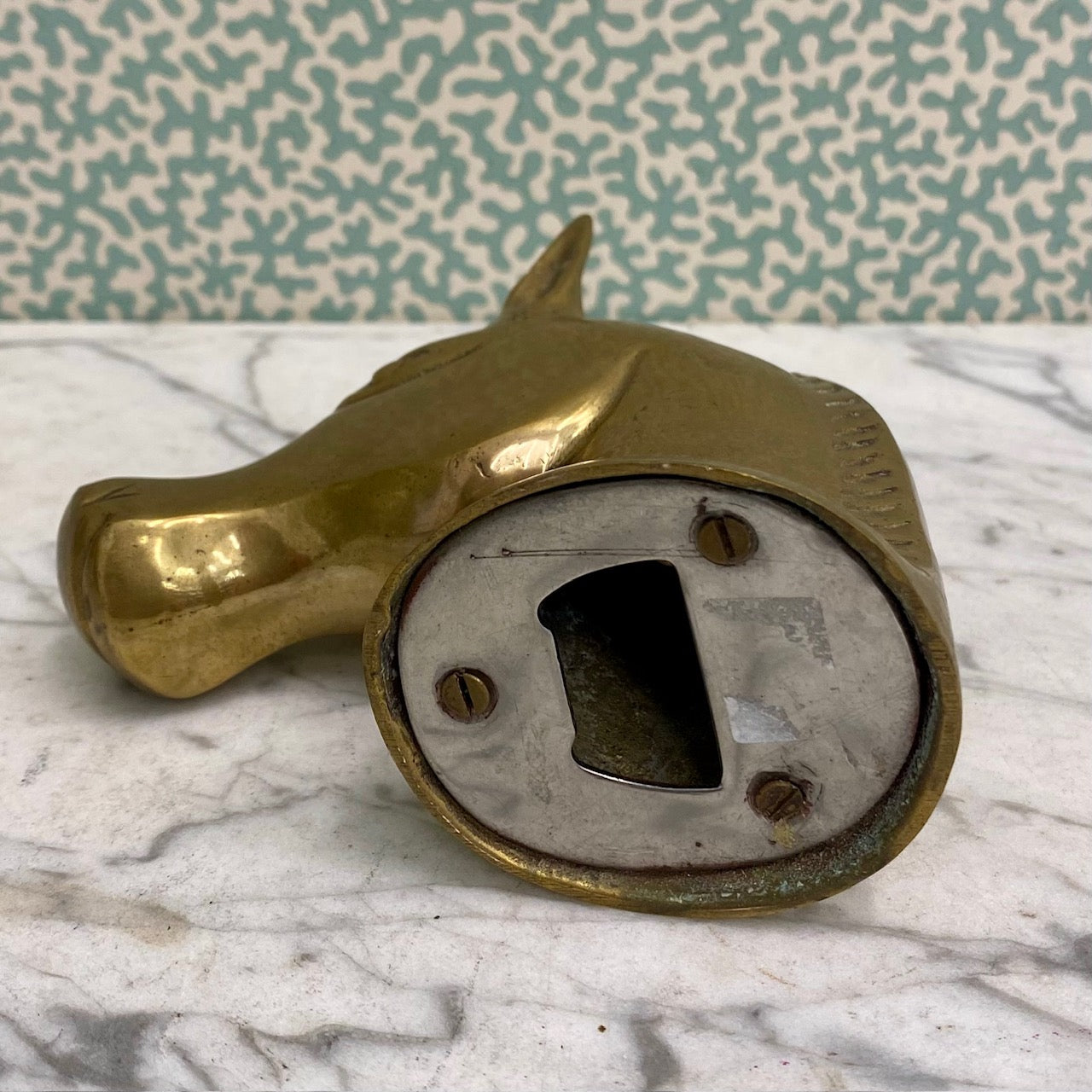 Vintage Brass Horse Bottle Opener