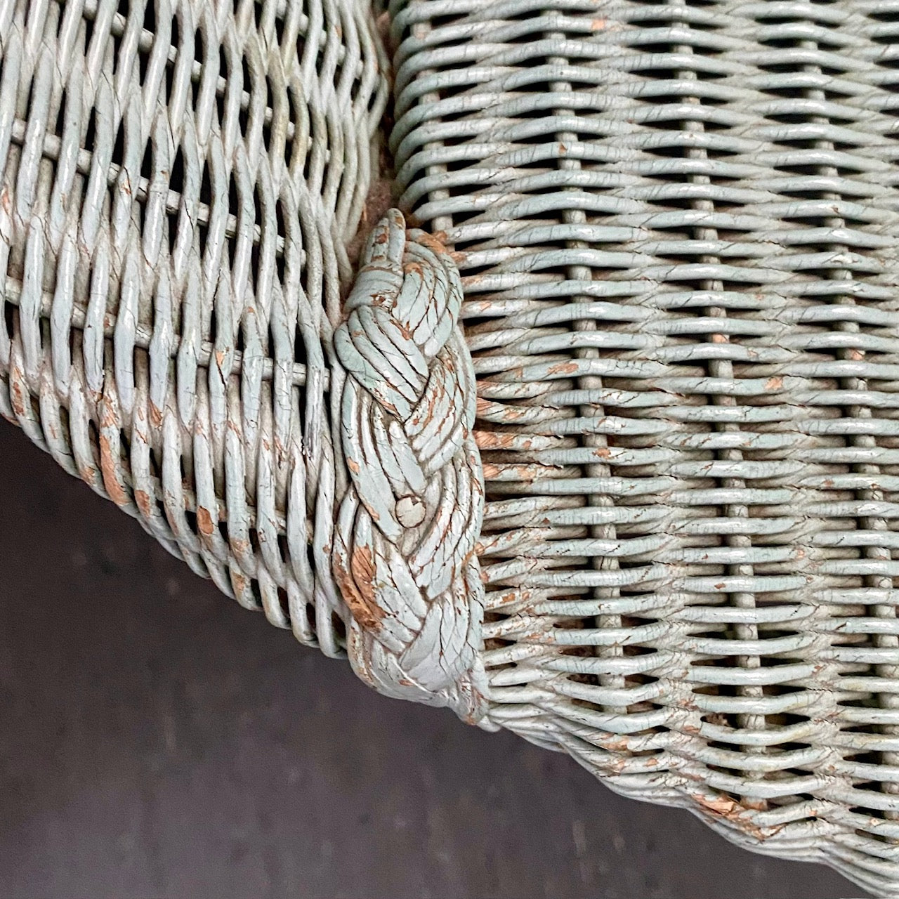 Duck-Egg LLoyd Loom 1950's Lusty Sputnik Chair