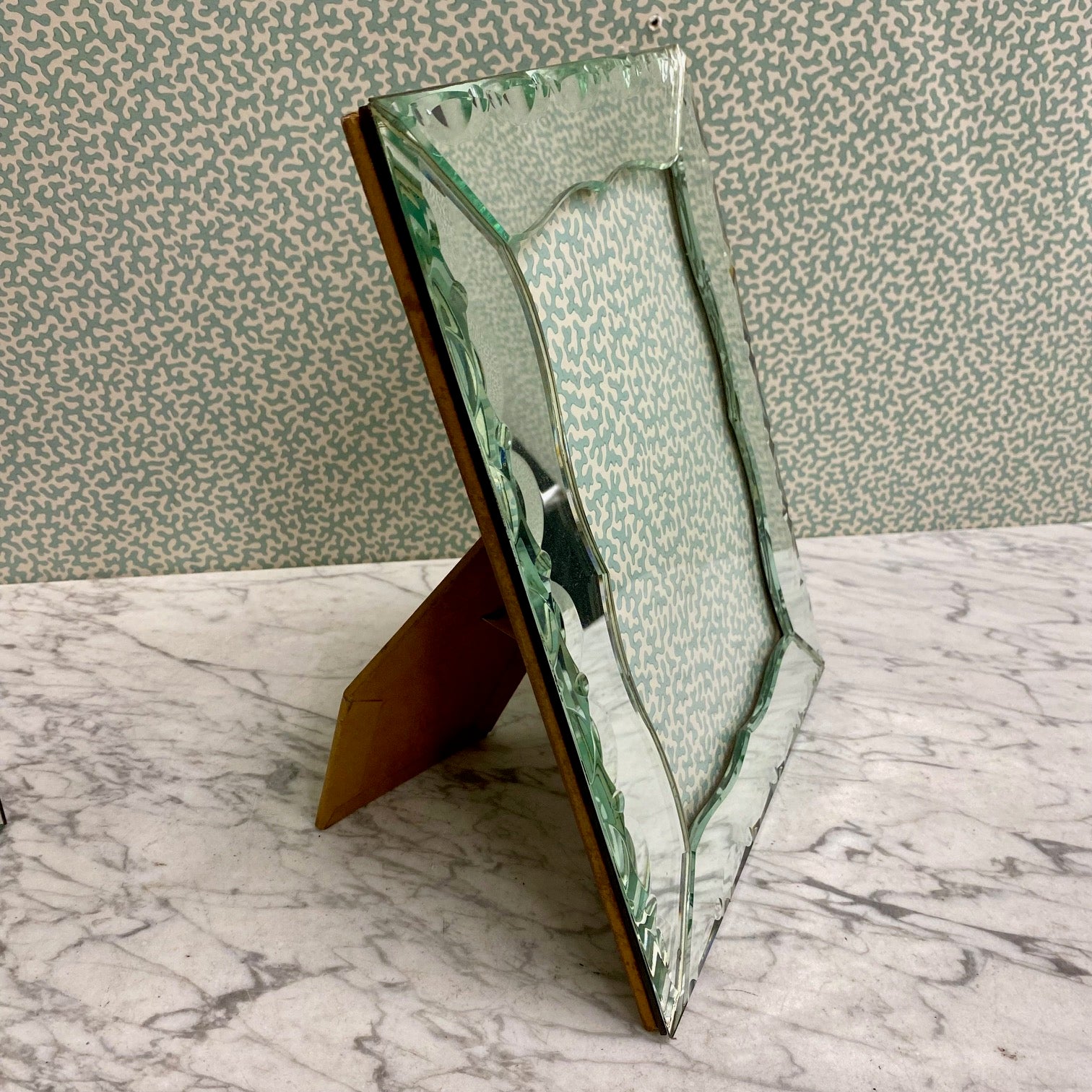 Large French Art Deco Mirror Photo Frame