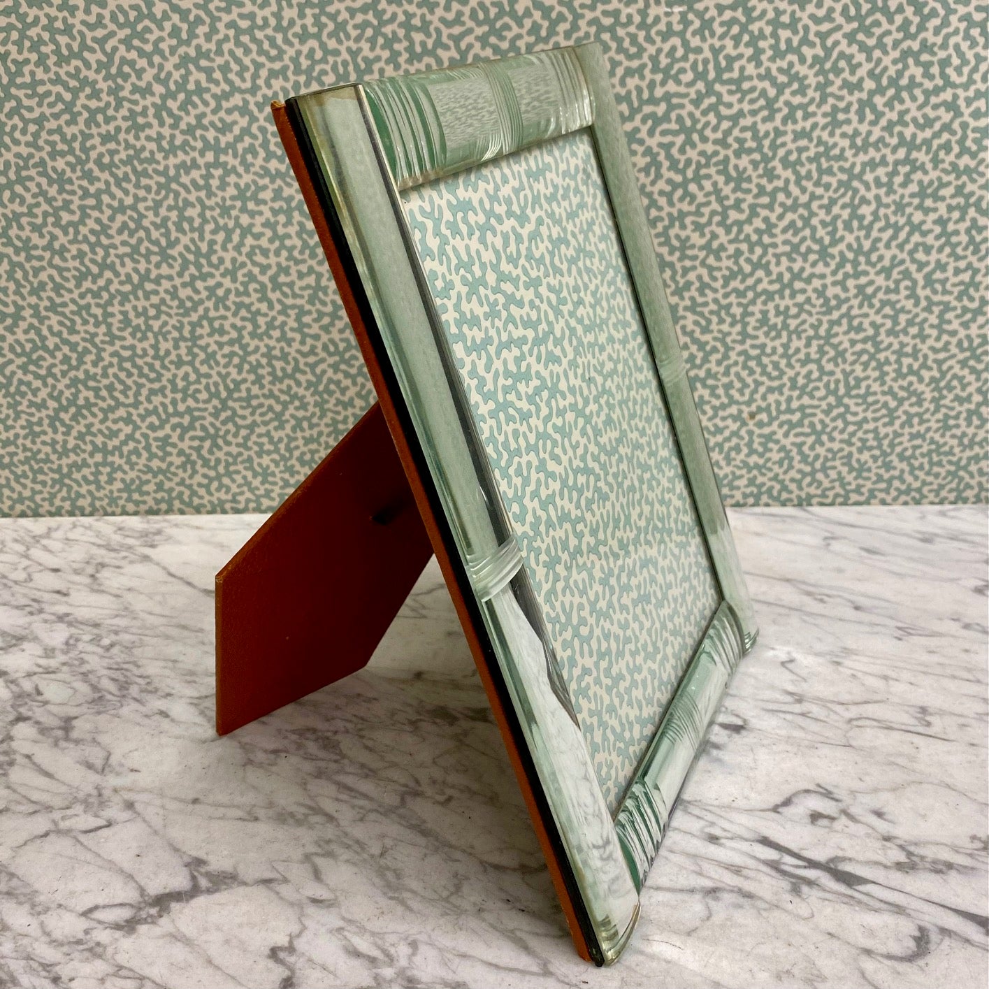 Large French Art Deco Mirror Photo Frame