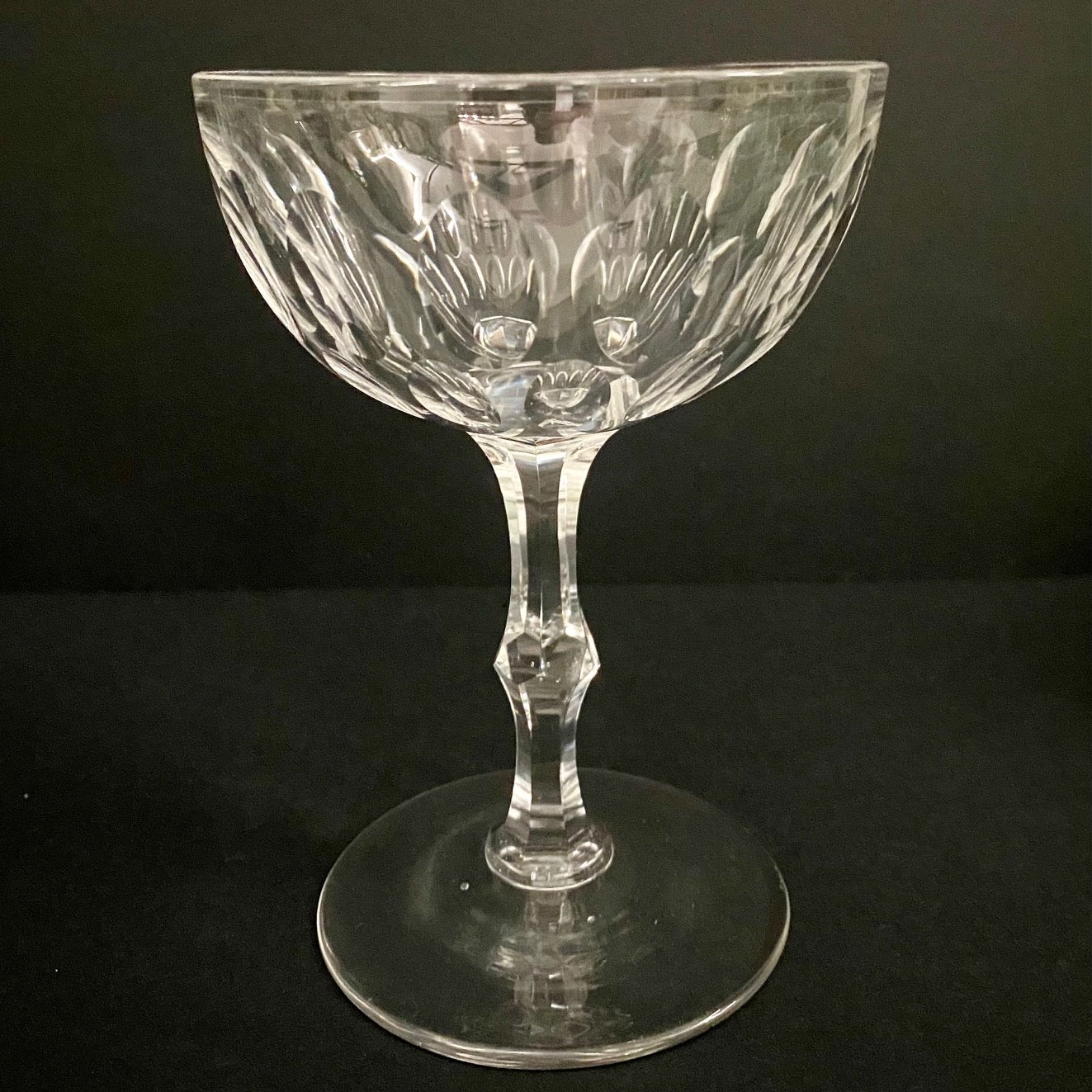 Crystal Champagne Coupes Set of 5