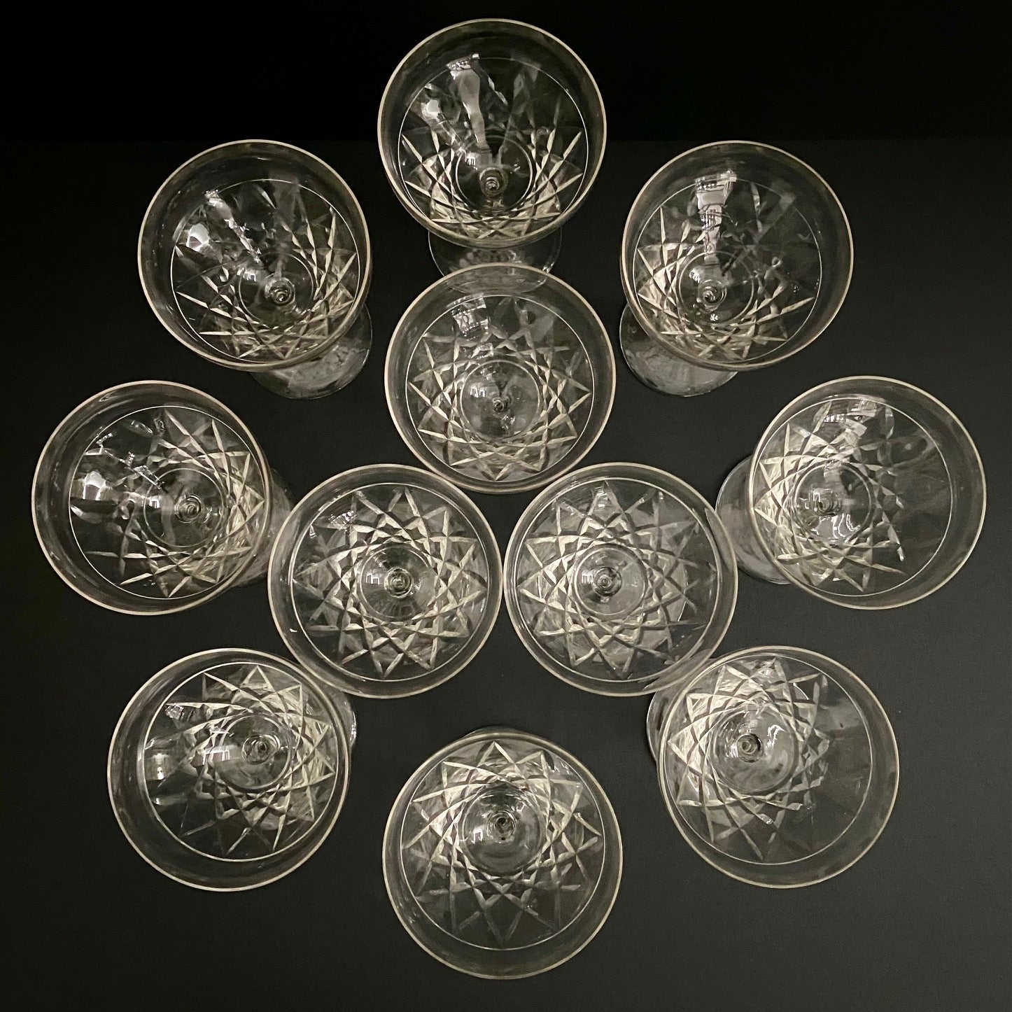 Set 11 1950's Champagne Coupes