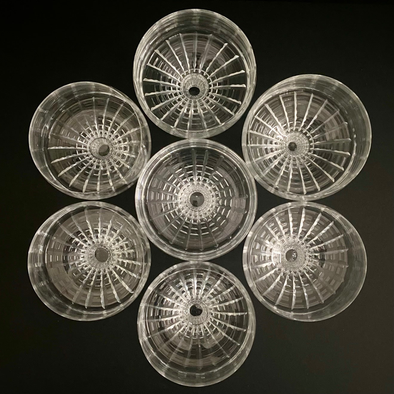 Rosenthal Crystal Champagne Coupes Set of 7