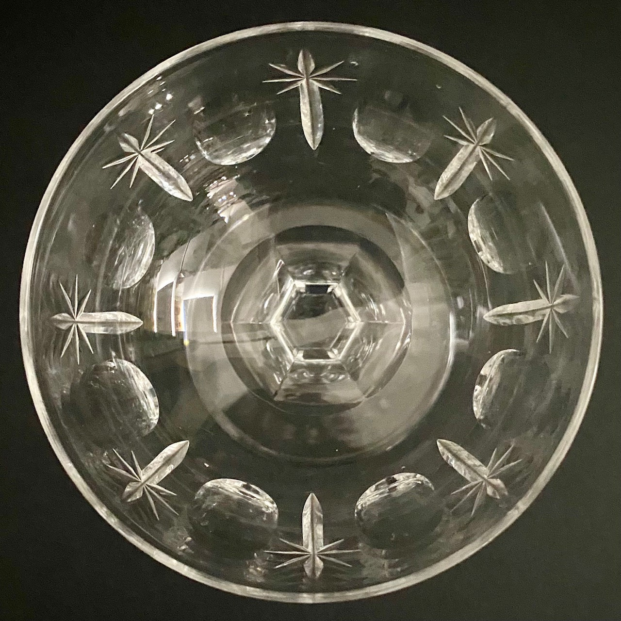 Val St Lambert Crystal Champagne Coupes Set Of 6