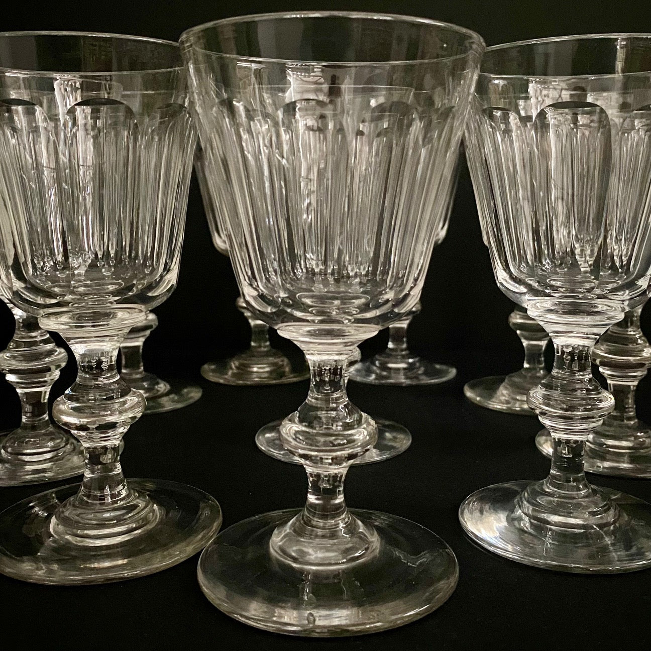Baccarat Crystal Wine Glasses Set of 10