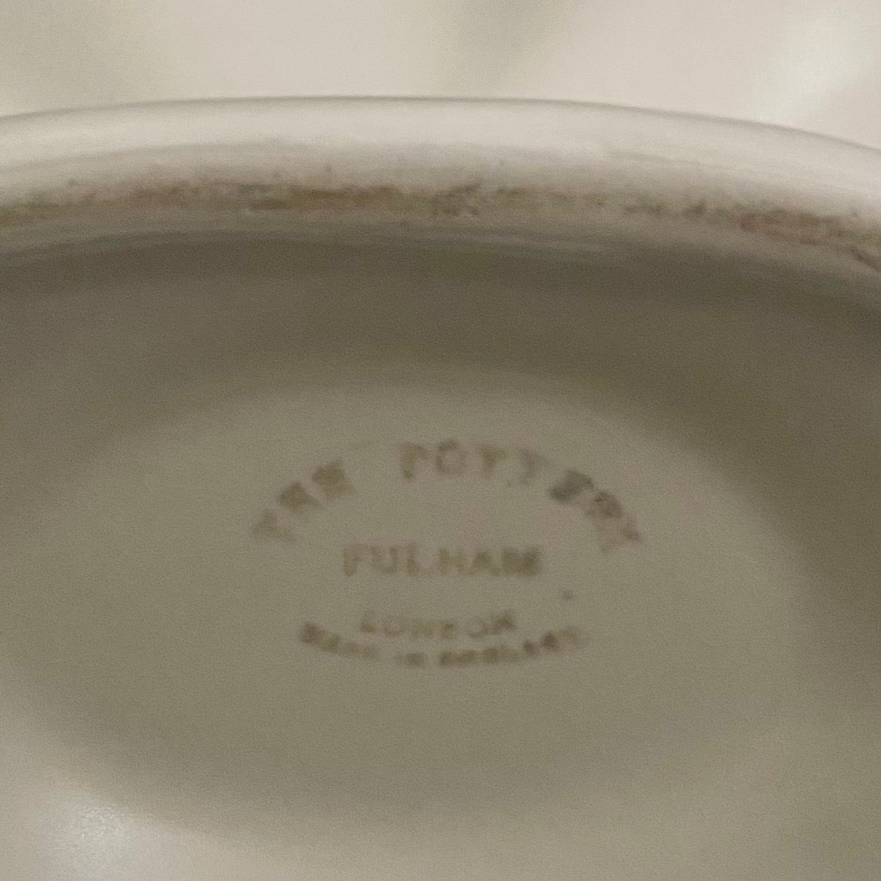 Fulham Potteries Constance Spry Mantle Vase With Insert