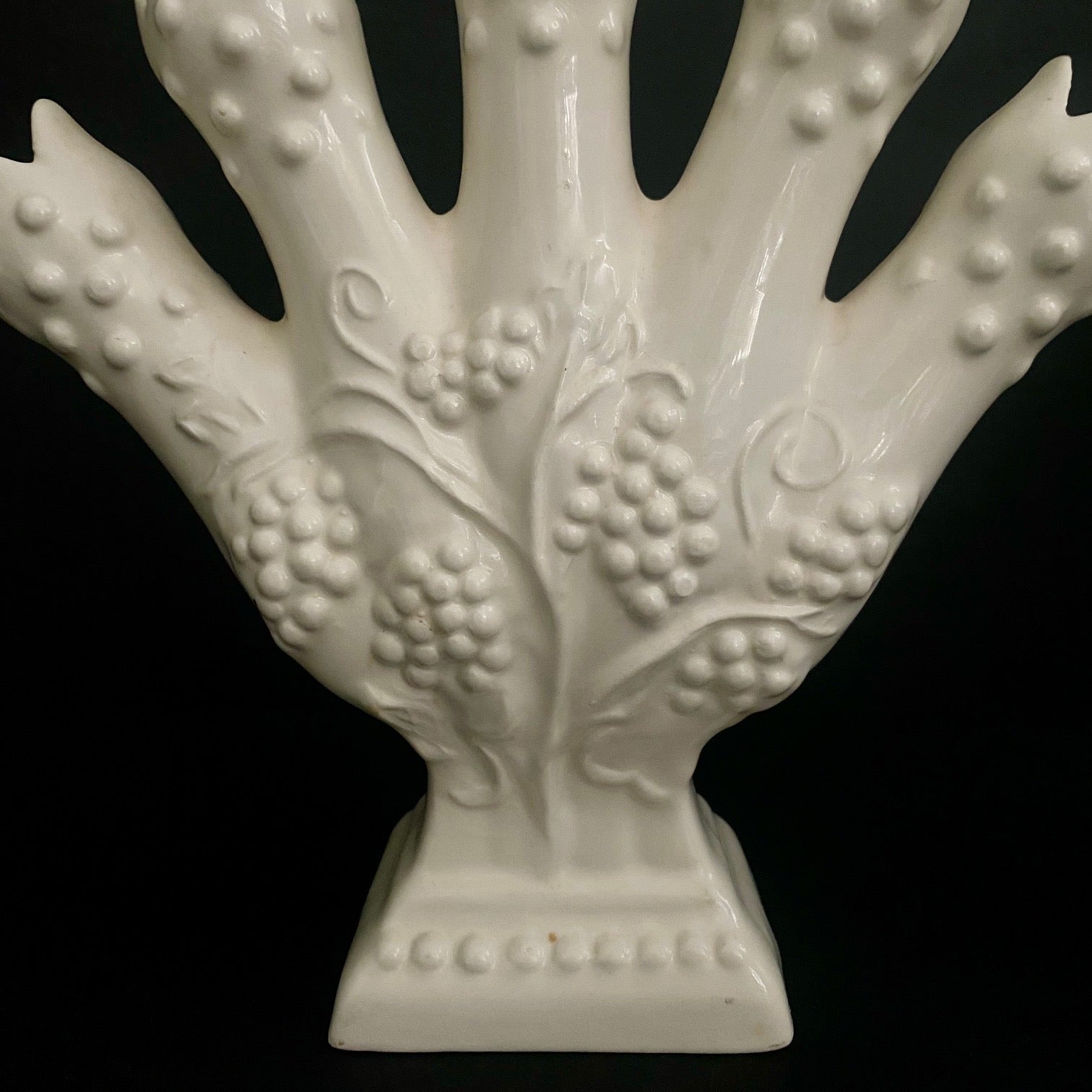 Lovely Pair Leart Finger Vases