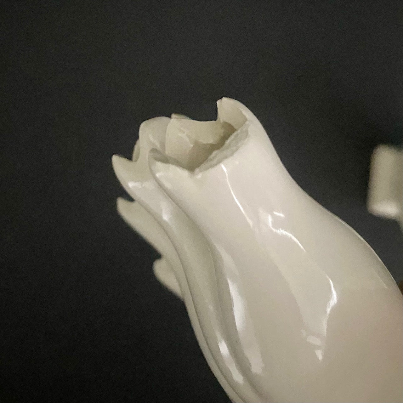 Pair Mini Leart Finger Vases