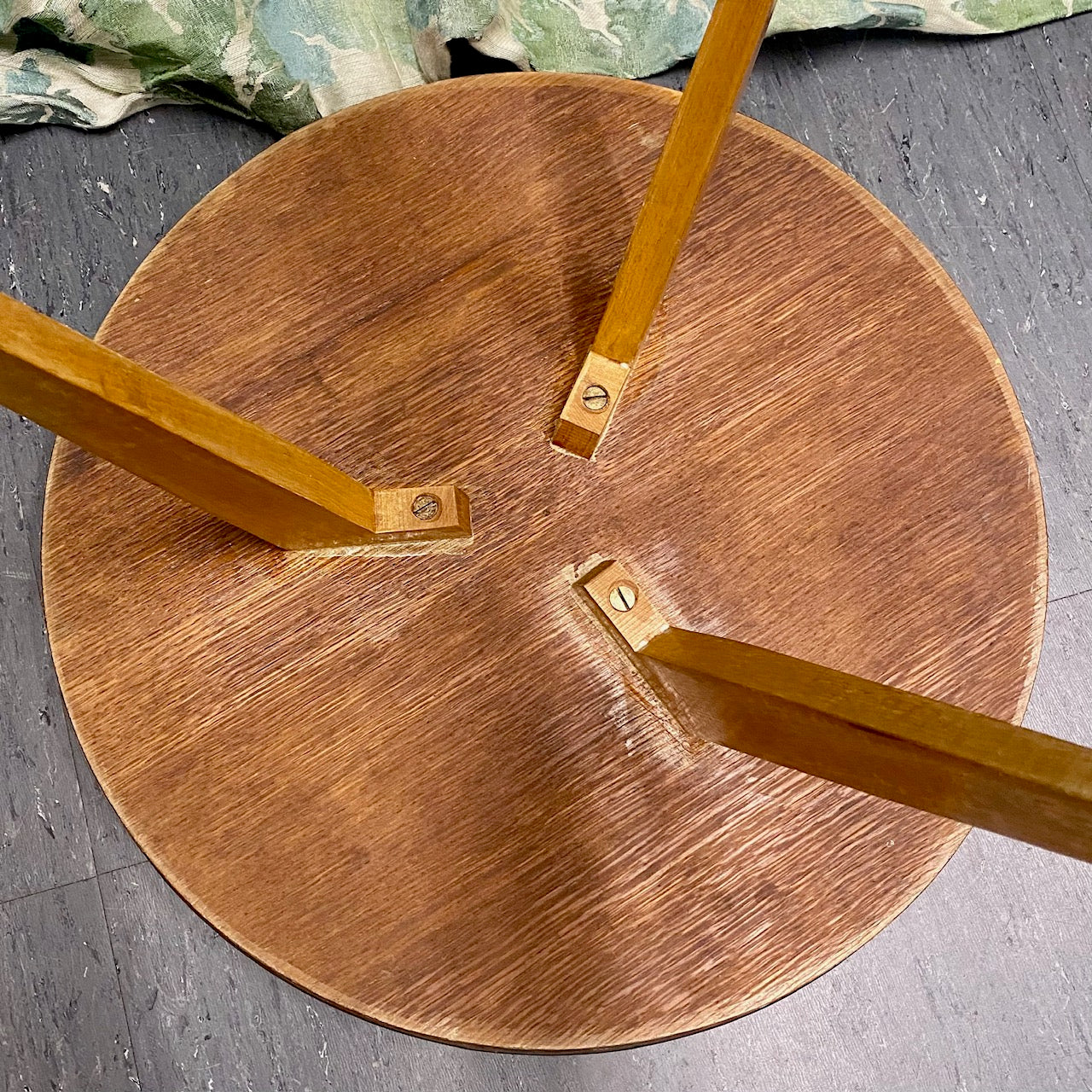 French Art Deco Mirror Side Table