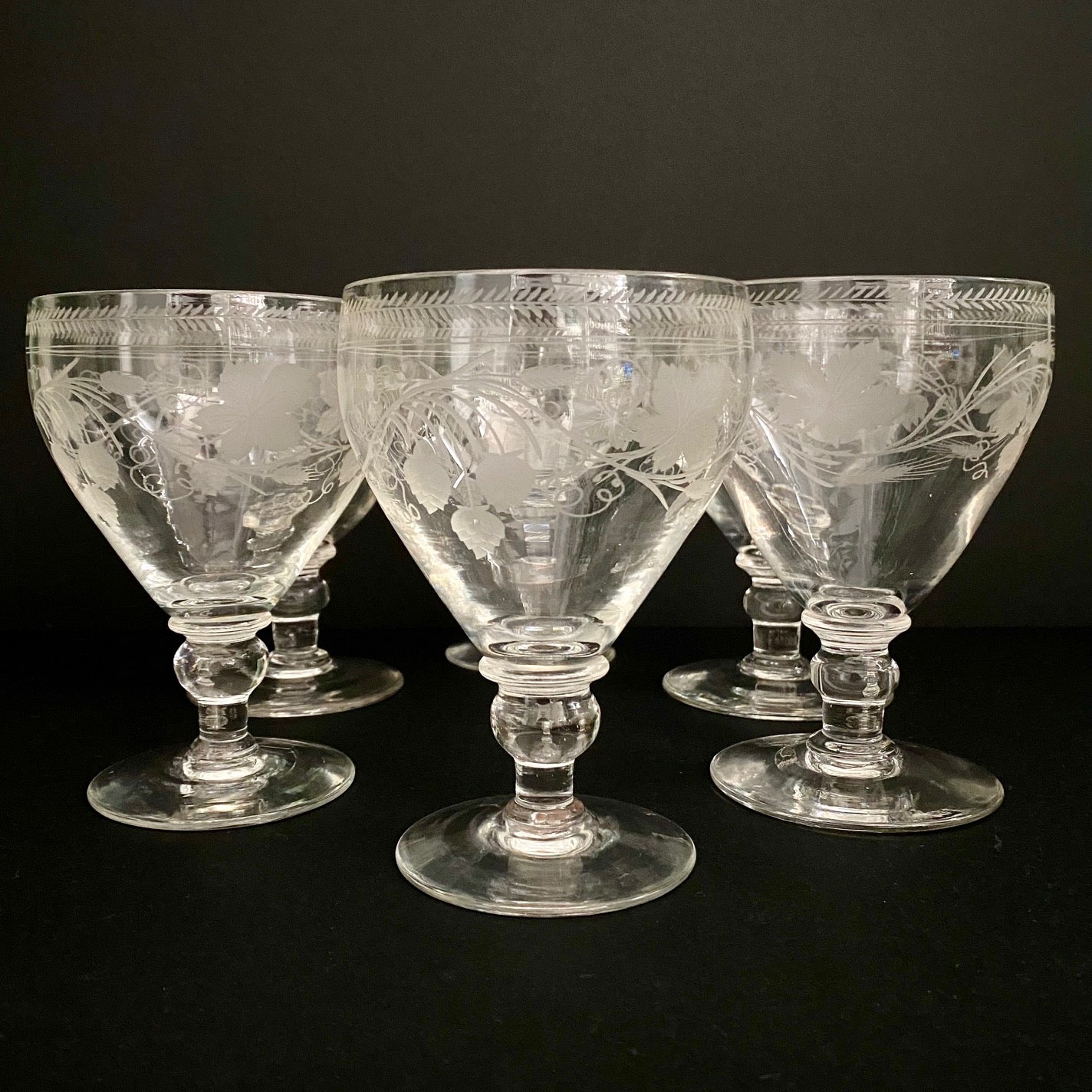 Rare Georgian Rummers Set of 6