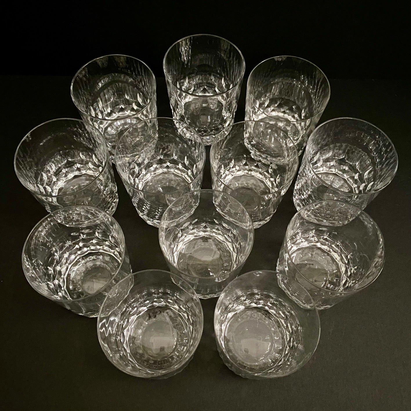 Cut Crystal Tumblers Set of 12