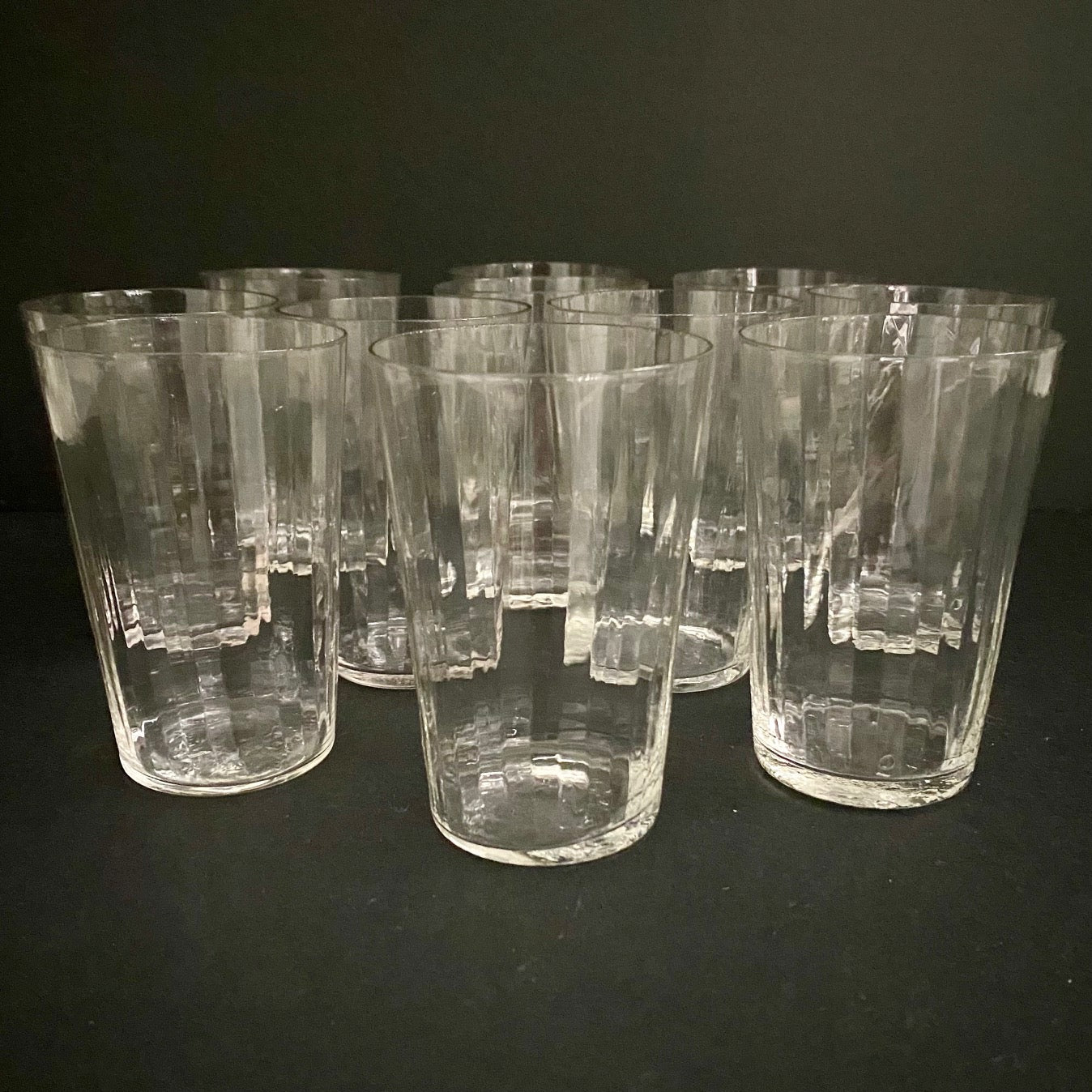 Pretty 1910 French Tumblers Set of 11