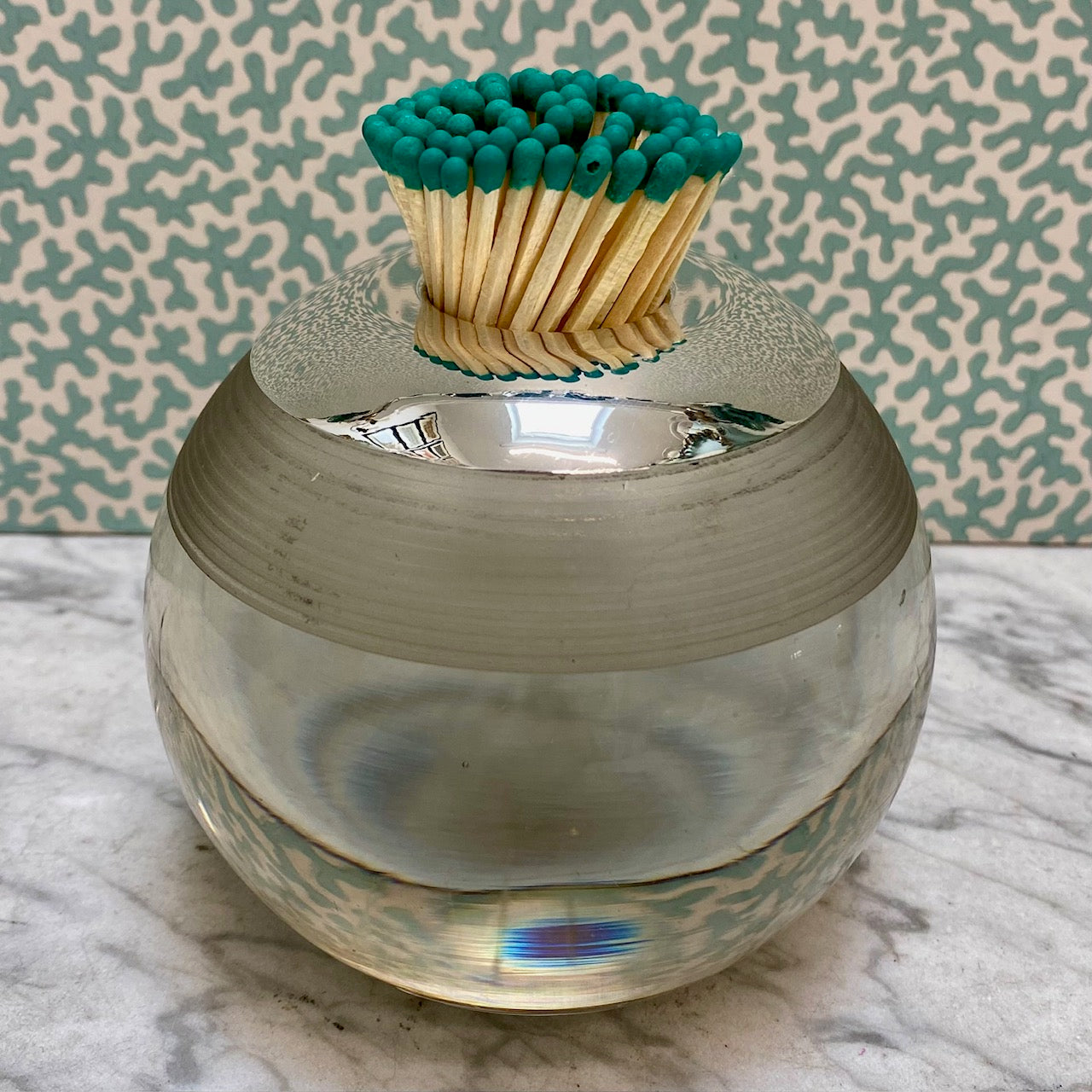 Huge Rare Silver Plated Matchstriker