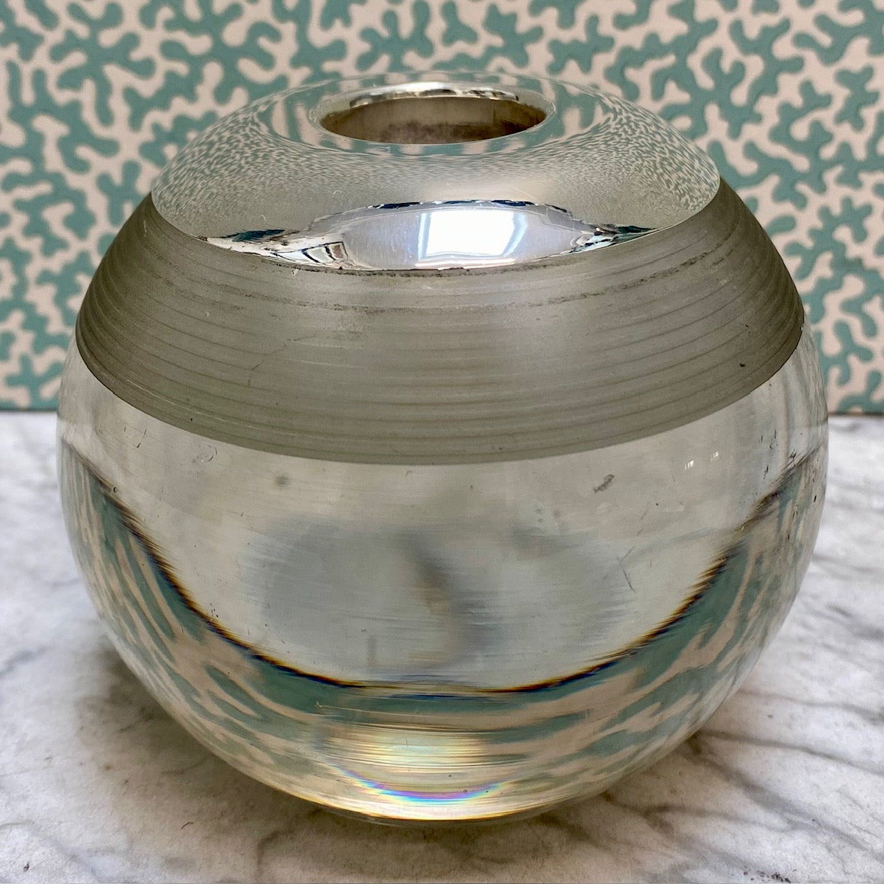 Huge Rare Silver Plated Matchstriker