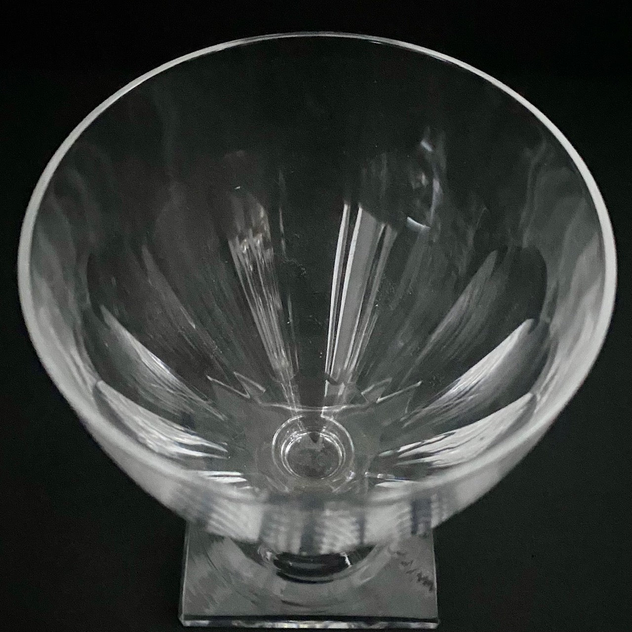 RESERVED - Val St Lambert Crystal Gondole Pattern Goblets, Set of 10