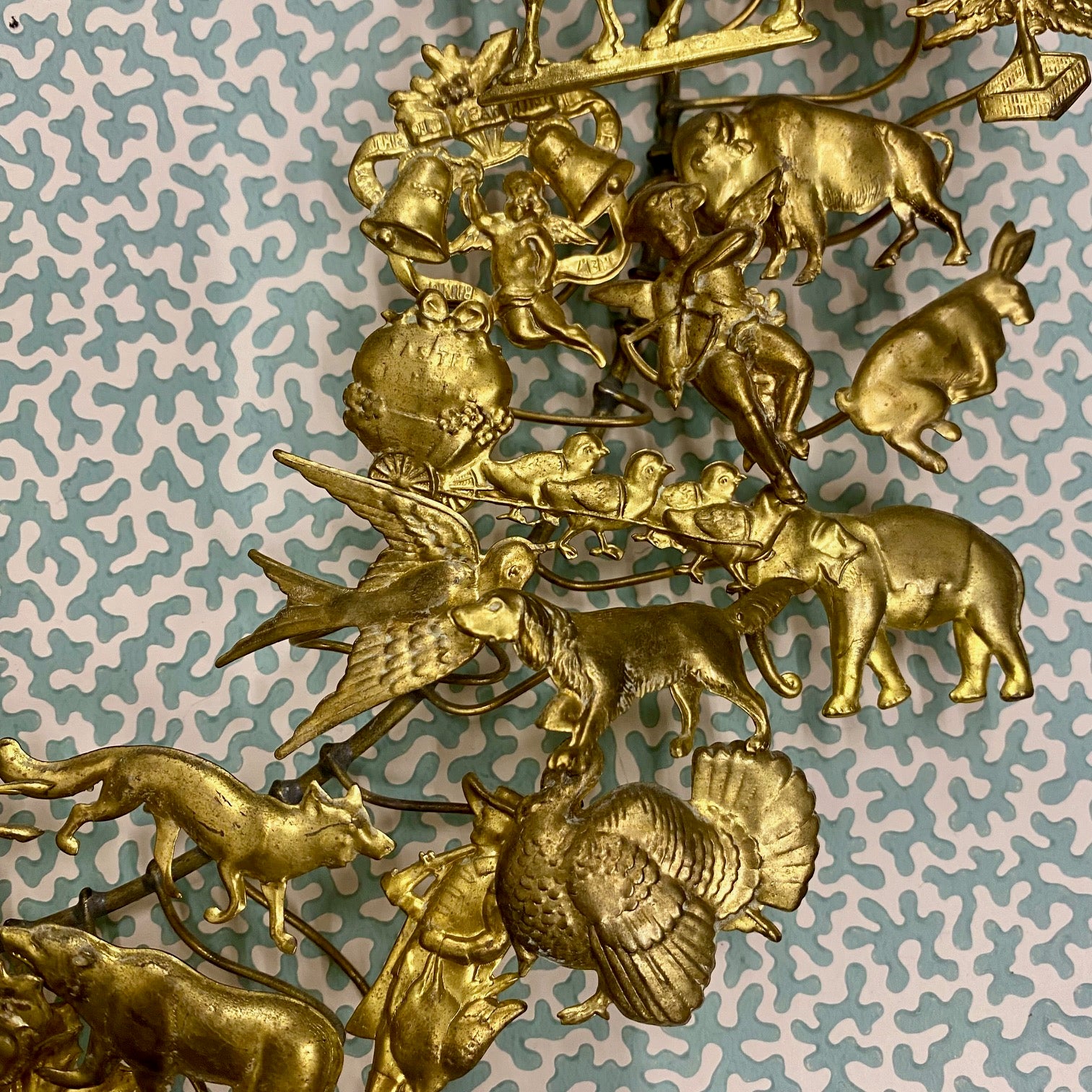 Vintage Brass Wreath