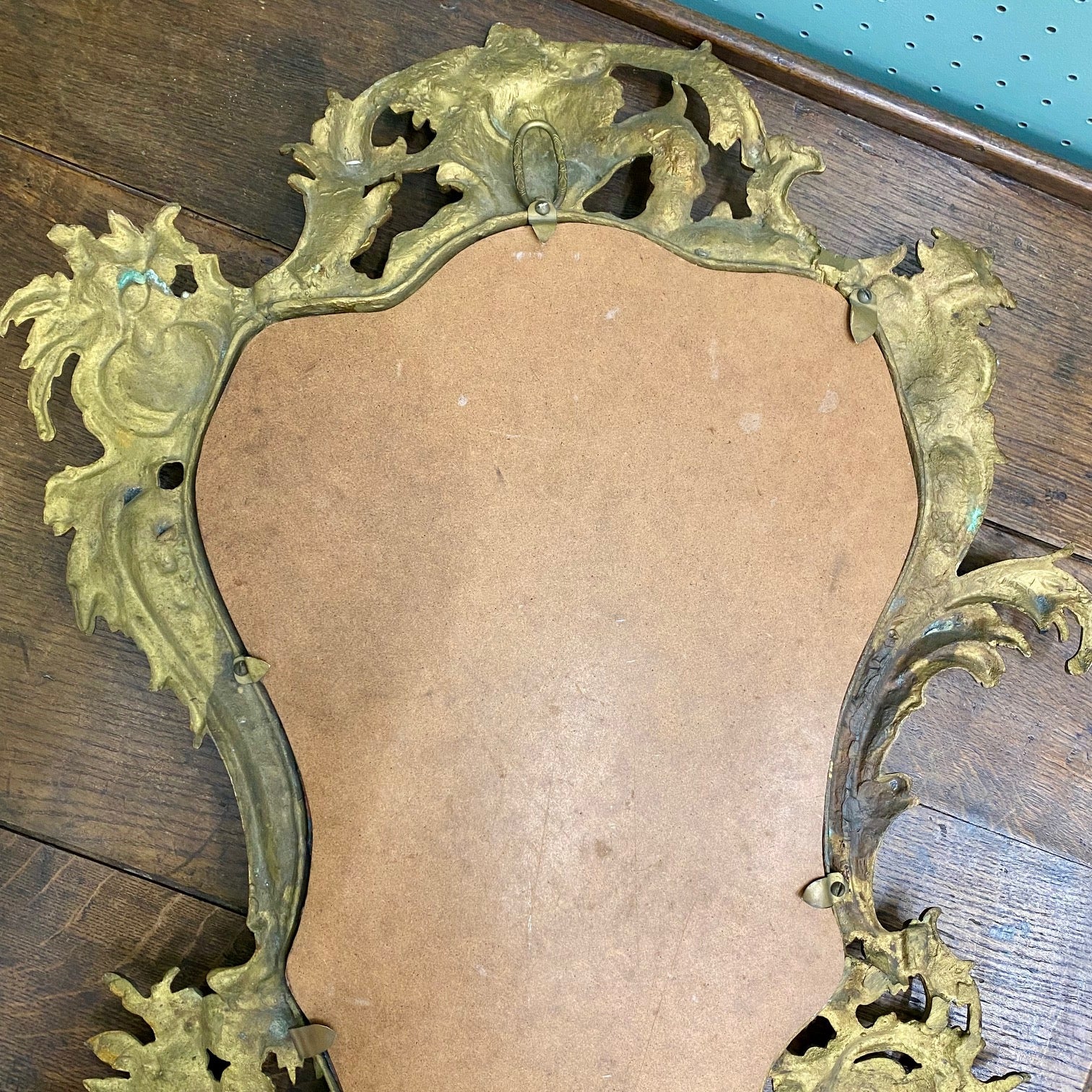 Pair of Victorian Gilt Bronze Mirrors c.1880
