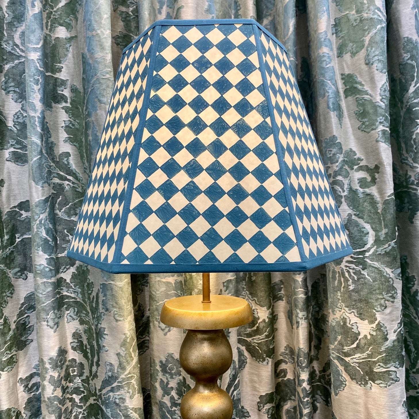 Vintage Julian Chichester 'Bobble' Standard Lamp in Antique Pale Gold