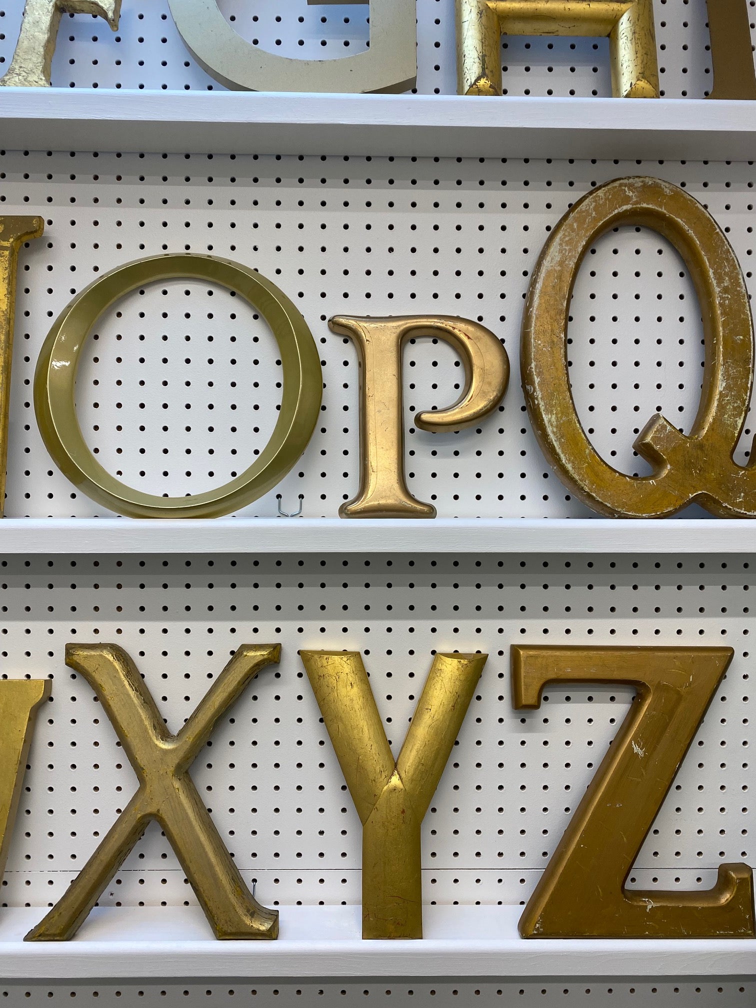 Gold Alphabet