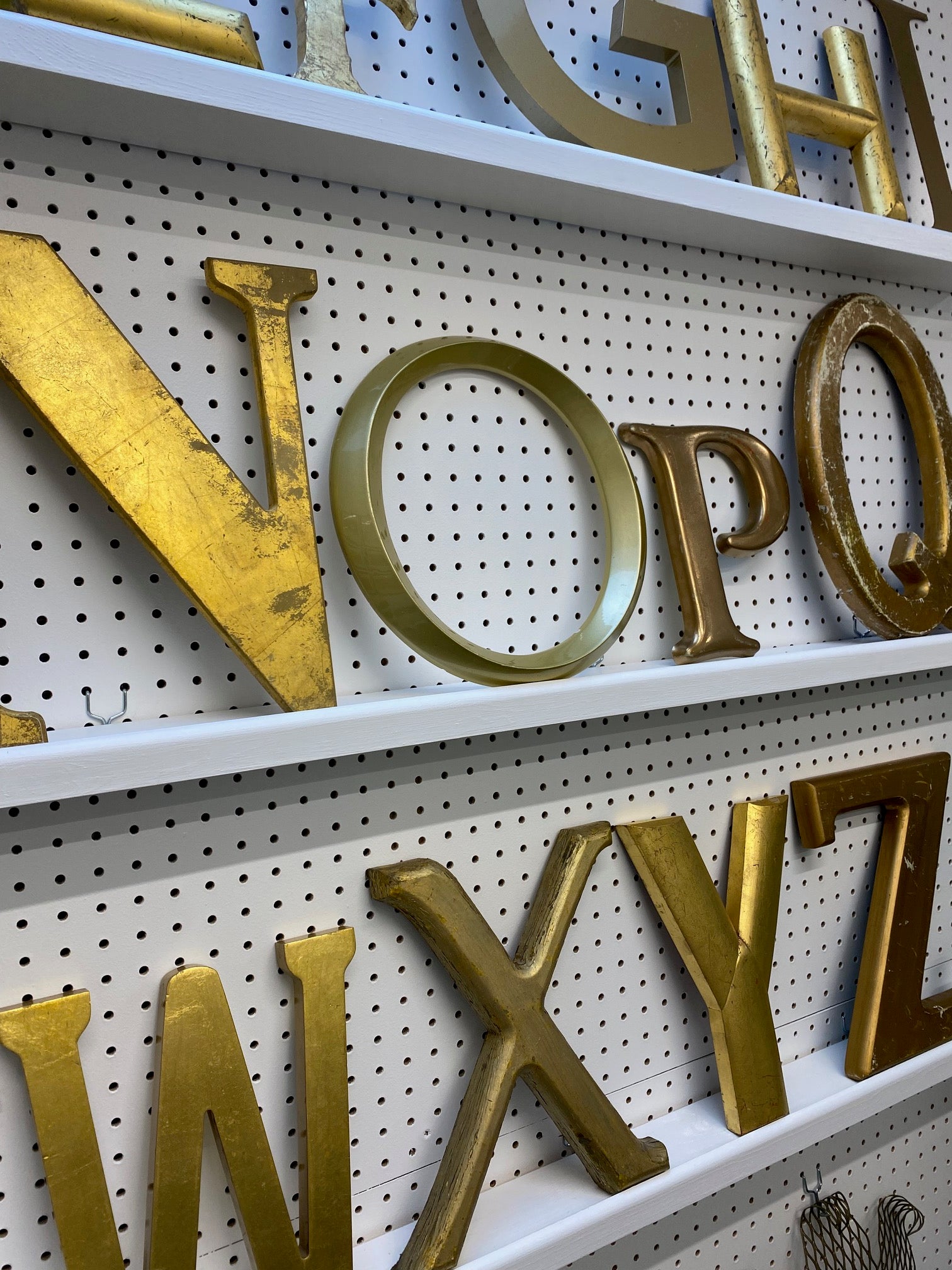 Gold Alphabet