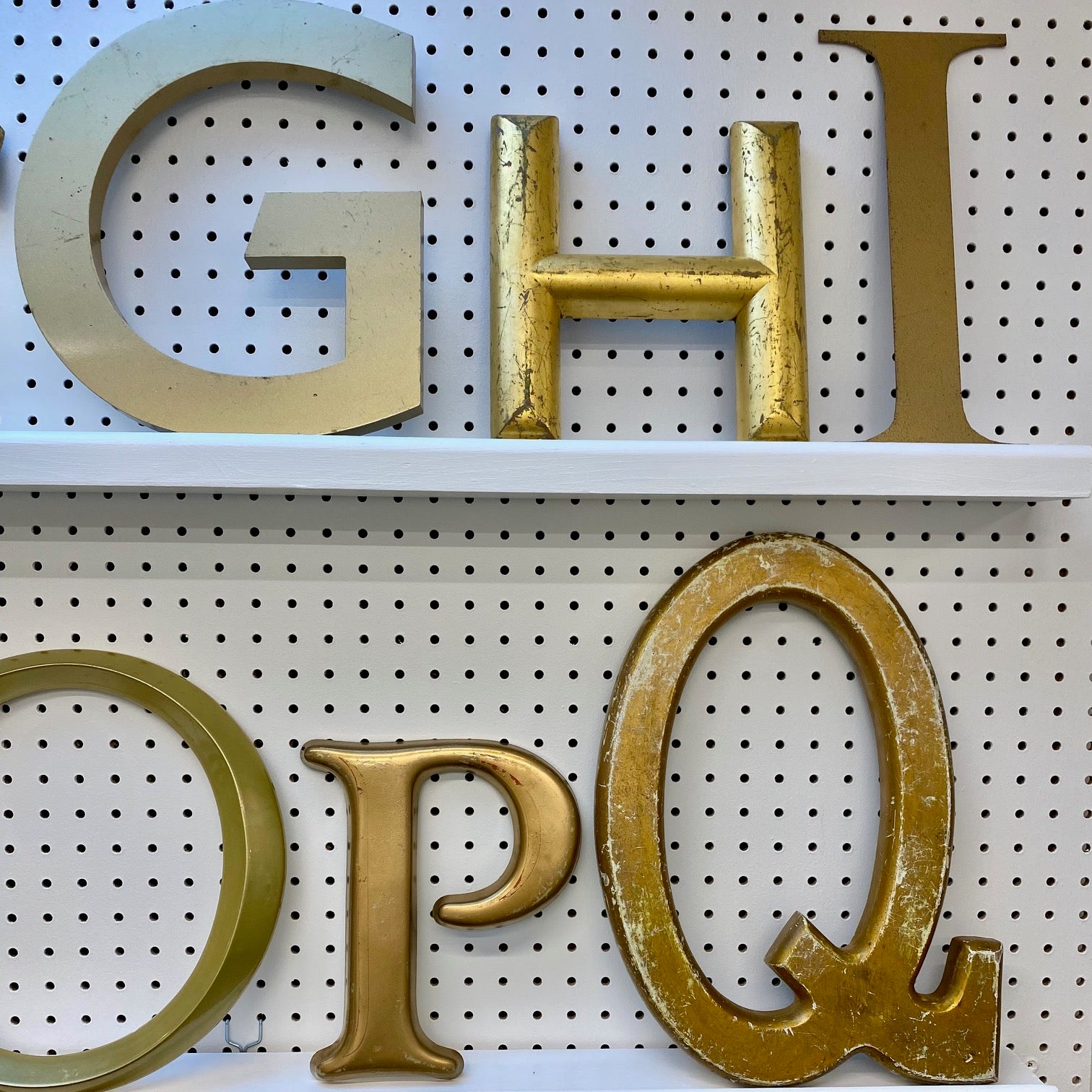 Gold Alphabet