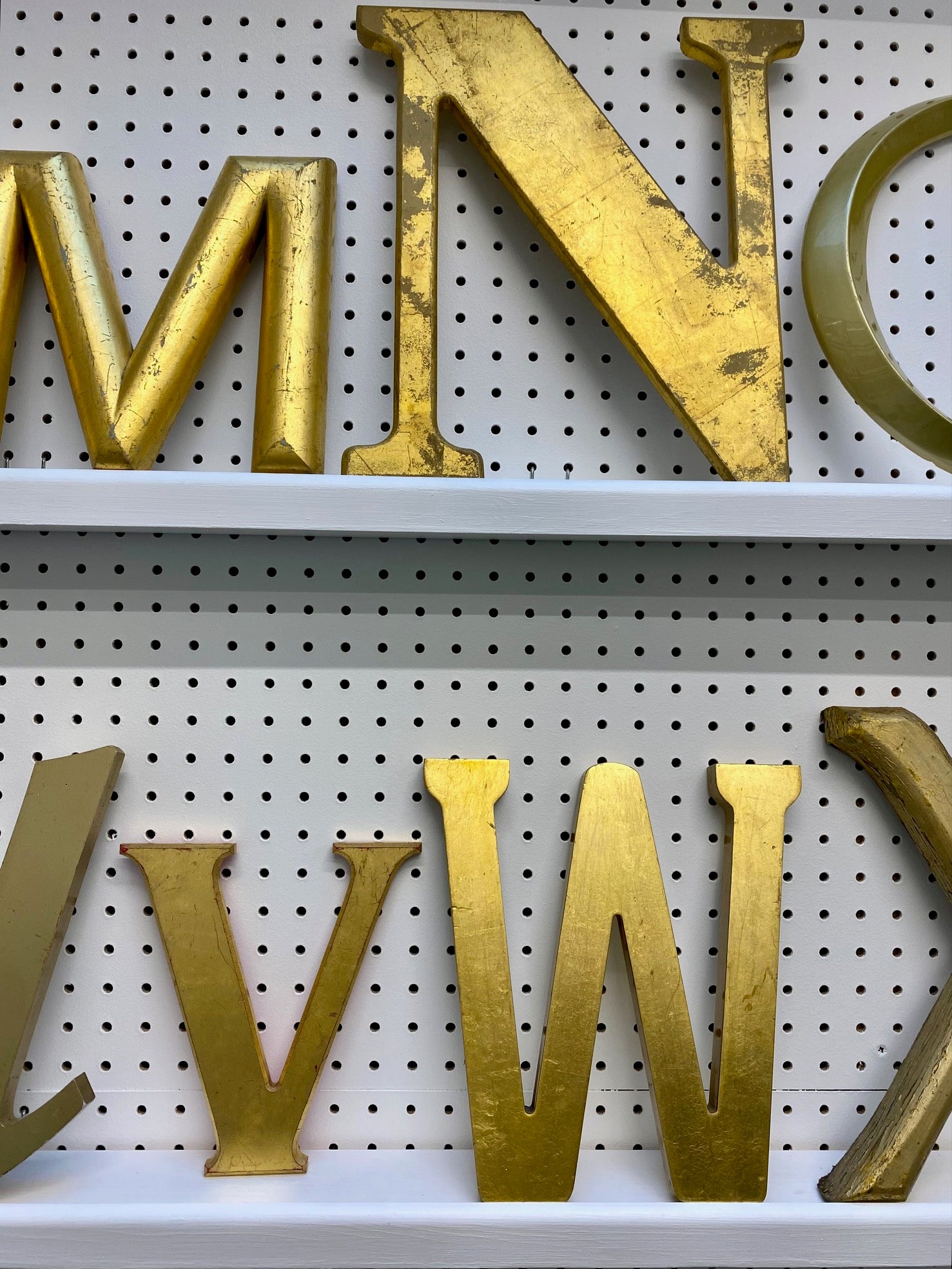 Gold Alphabet