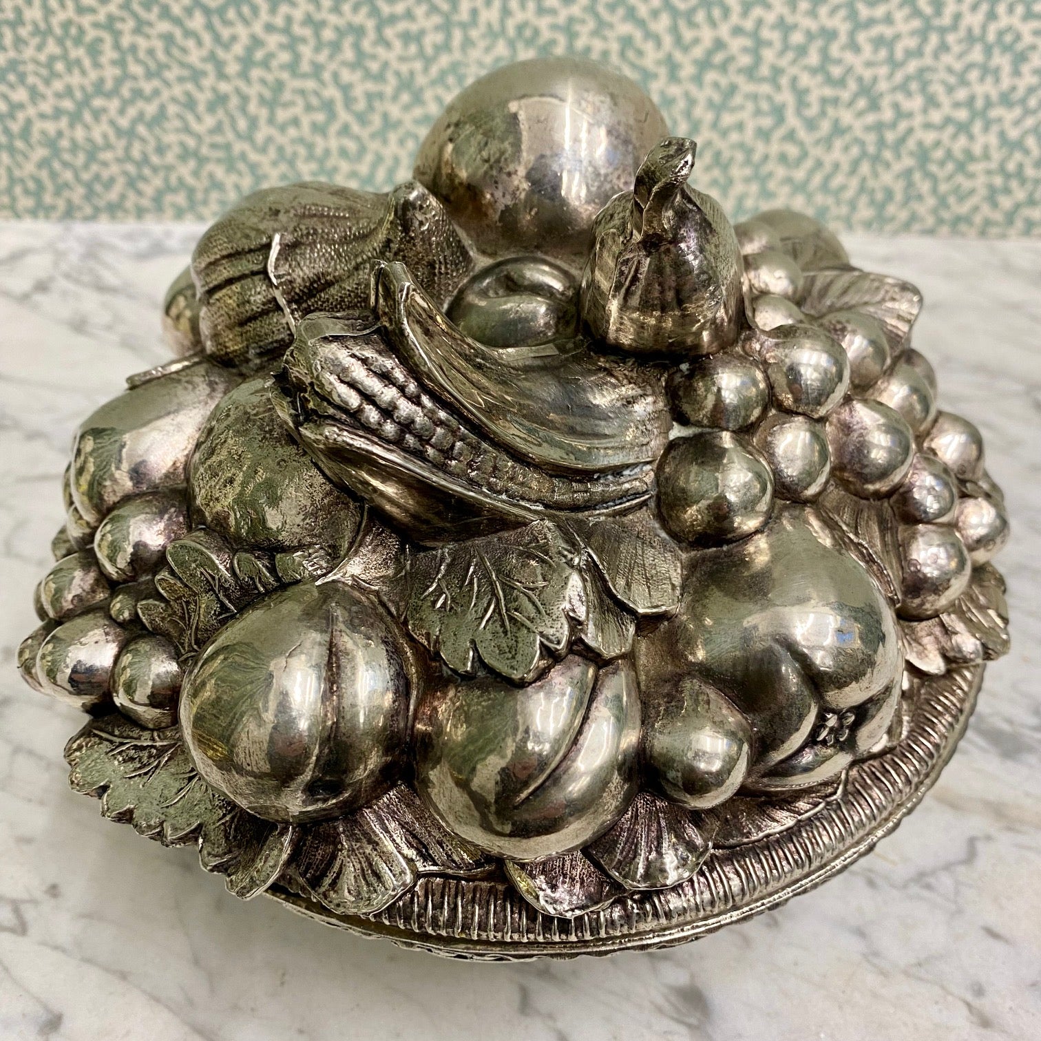 Exceptionally Rare Mauro Manetti Fruit Basket Ice Bucket